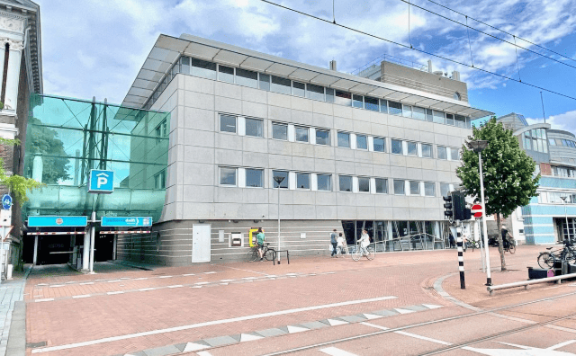 Building of the new office of Sinko Consultants at Phoenixstraat 28 in Delft in preparation